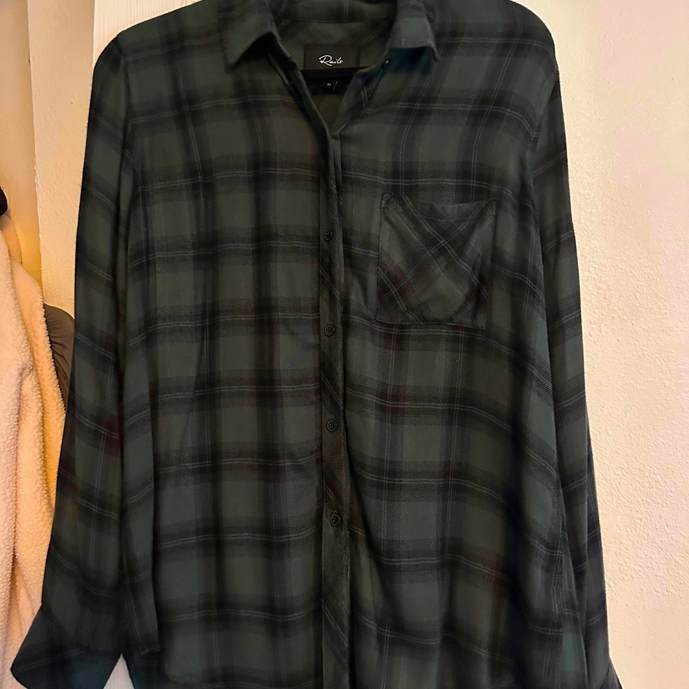 Rails Plaid (Hunter Green) Perfect Condition